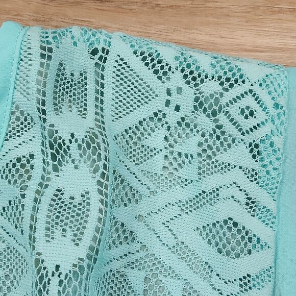 🔹️NWT Xhilaration Turquoise Blue Swim Coverup Small - Picture 6 of 12